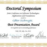 DS Best Presentation Award